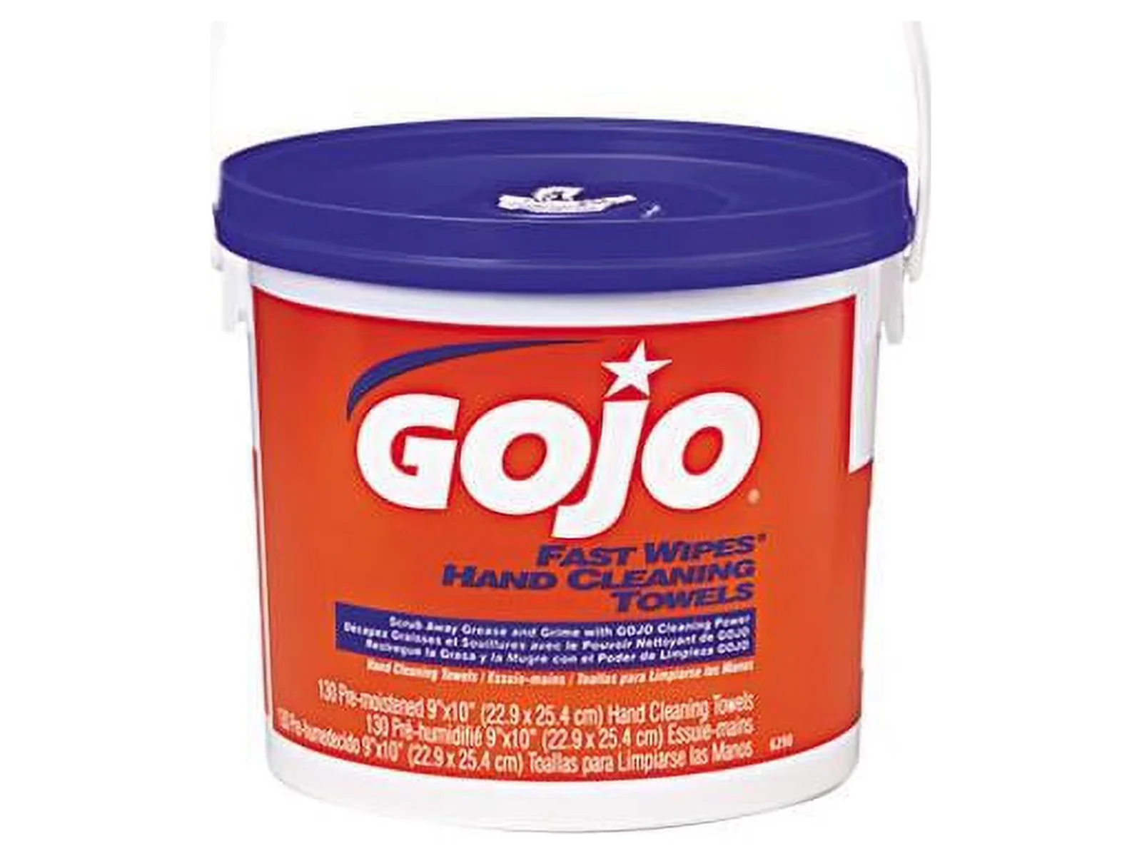 FAST TOWELS Hand Cleaning Towels, 7 3/4 x 11, 130/Bucket, 4 Buckets/Carton - GOJ6298