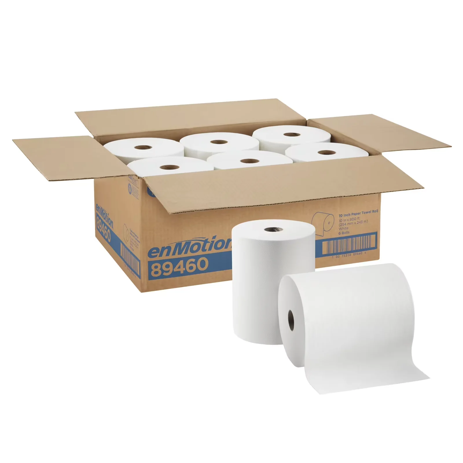 enMotion Paper Towel - 10 Inches x 800 Feet, White, 6 Count