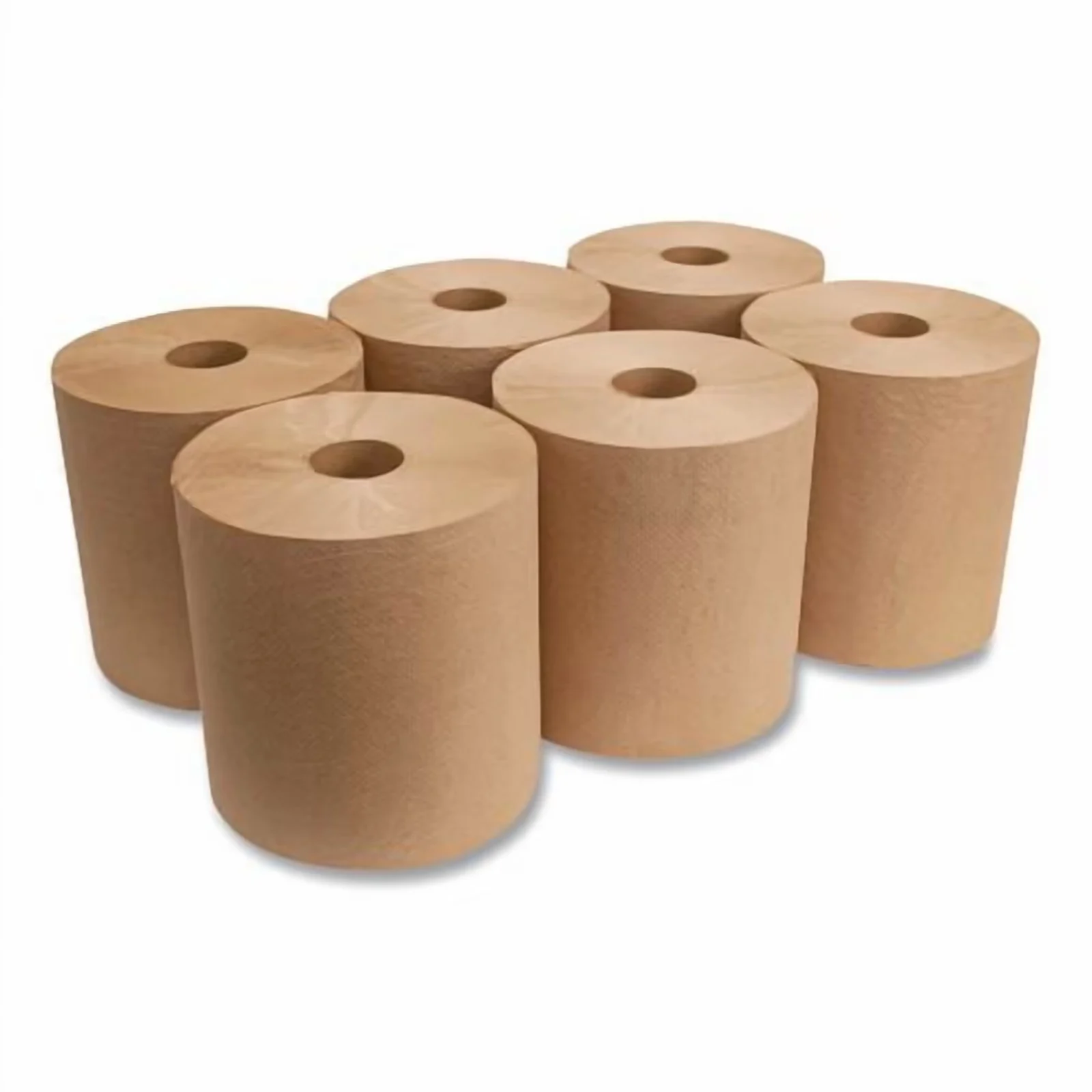 Boardwalk Green Universal Roll Towels, 1-Ply, 8" x 800 ft, Natural, 6 Rolls/Carton | Bundle of 5