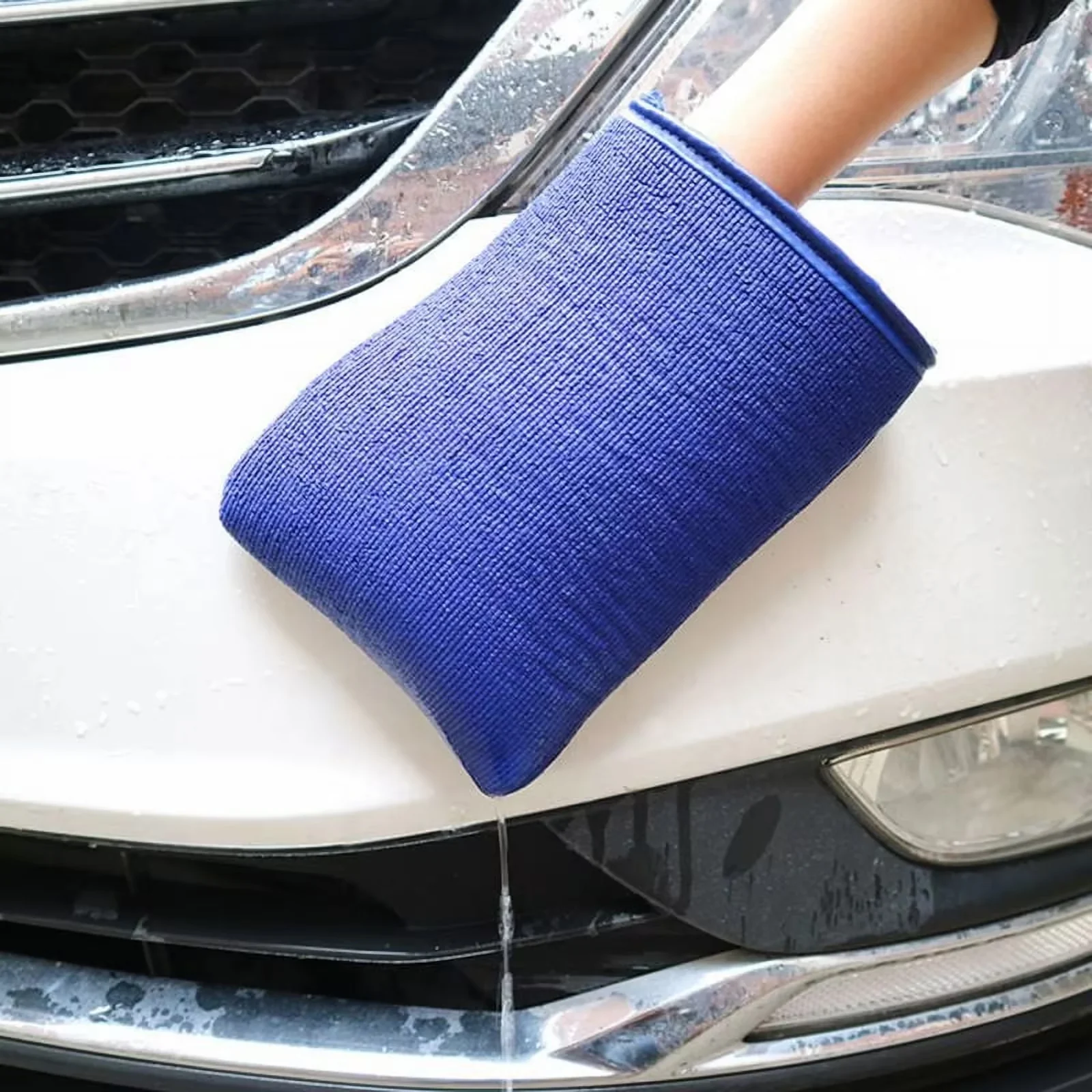 Car Wash Magic Clay Bar Mitt Car Clay Cloth- Auto Care Cleaning Towel Microfiber Sponge Pad Clay Cloth Detailing