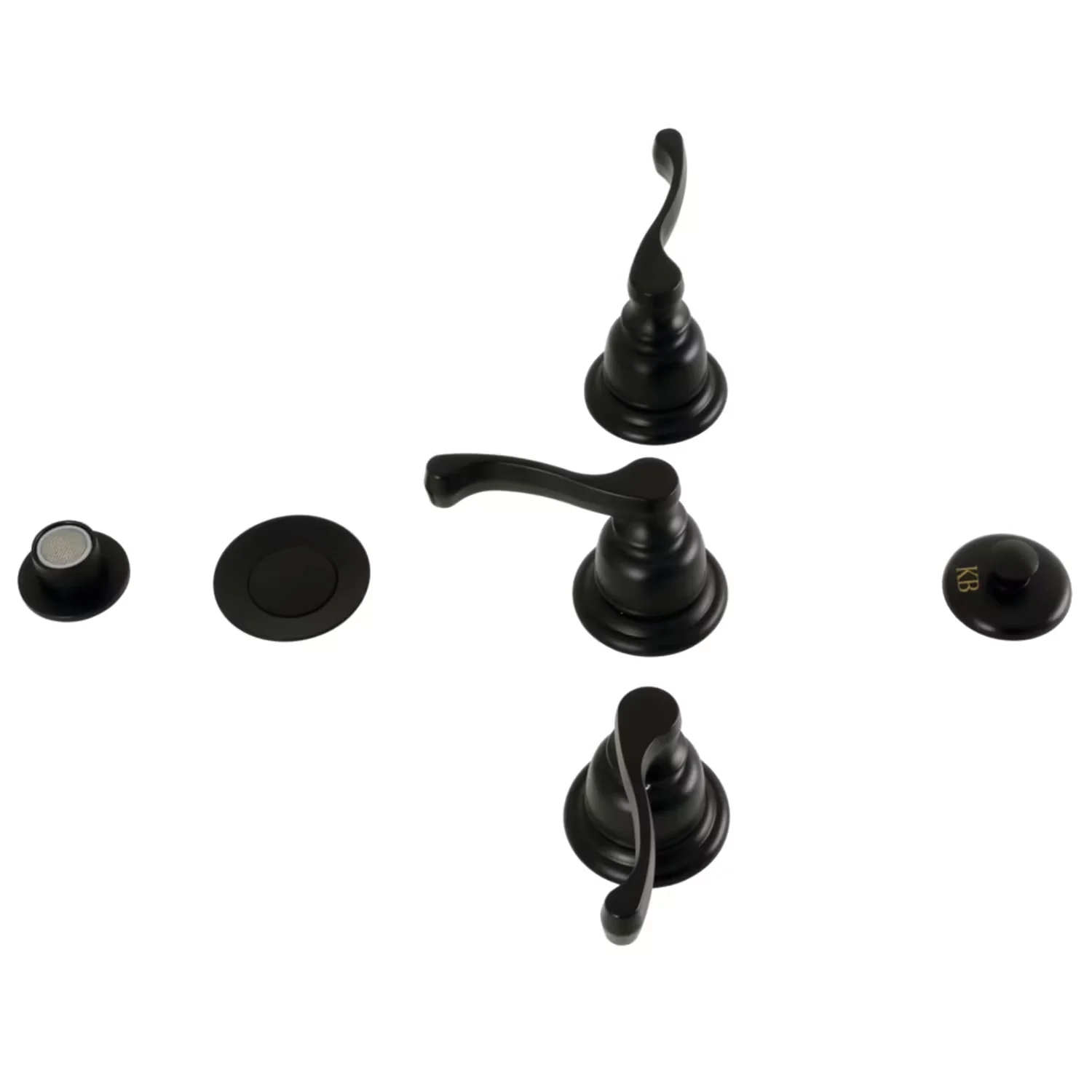 Kingston Brass KB320FL Royale Bidet Faucet, Matte Black