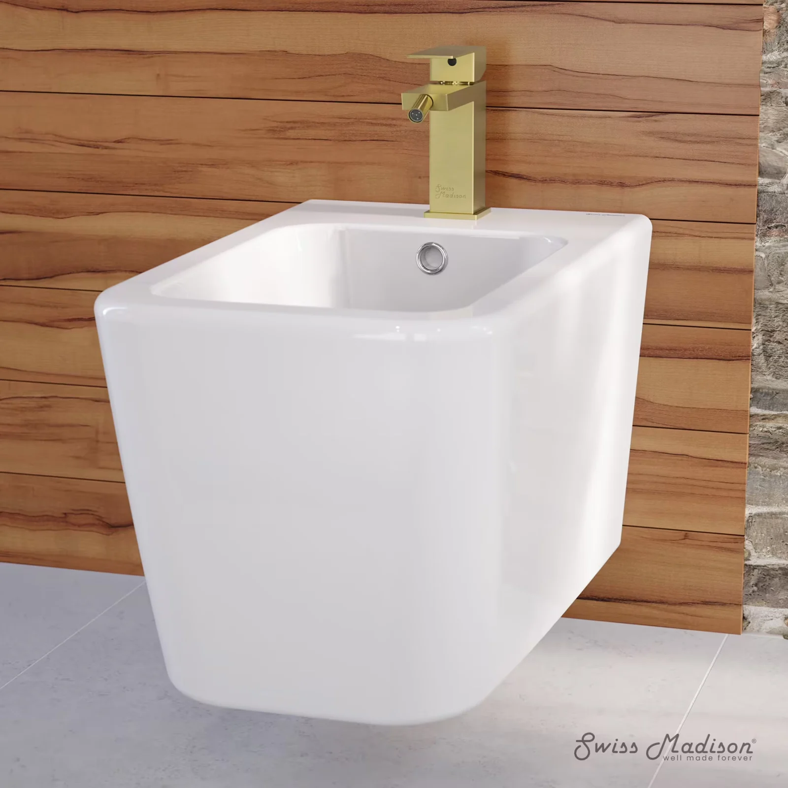 Concorde Bidet Faucet in Brushed Gold