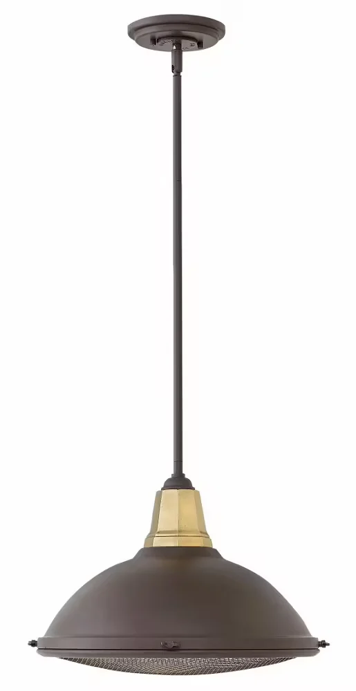3604KZ-Hinkley Lighting-Barstow - One Light Pendant-Buckeye Bronze Finish