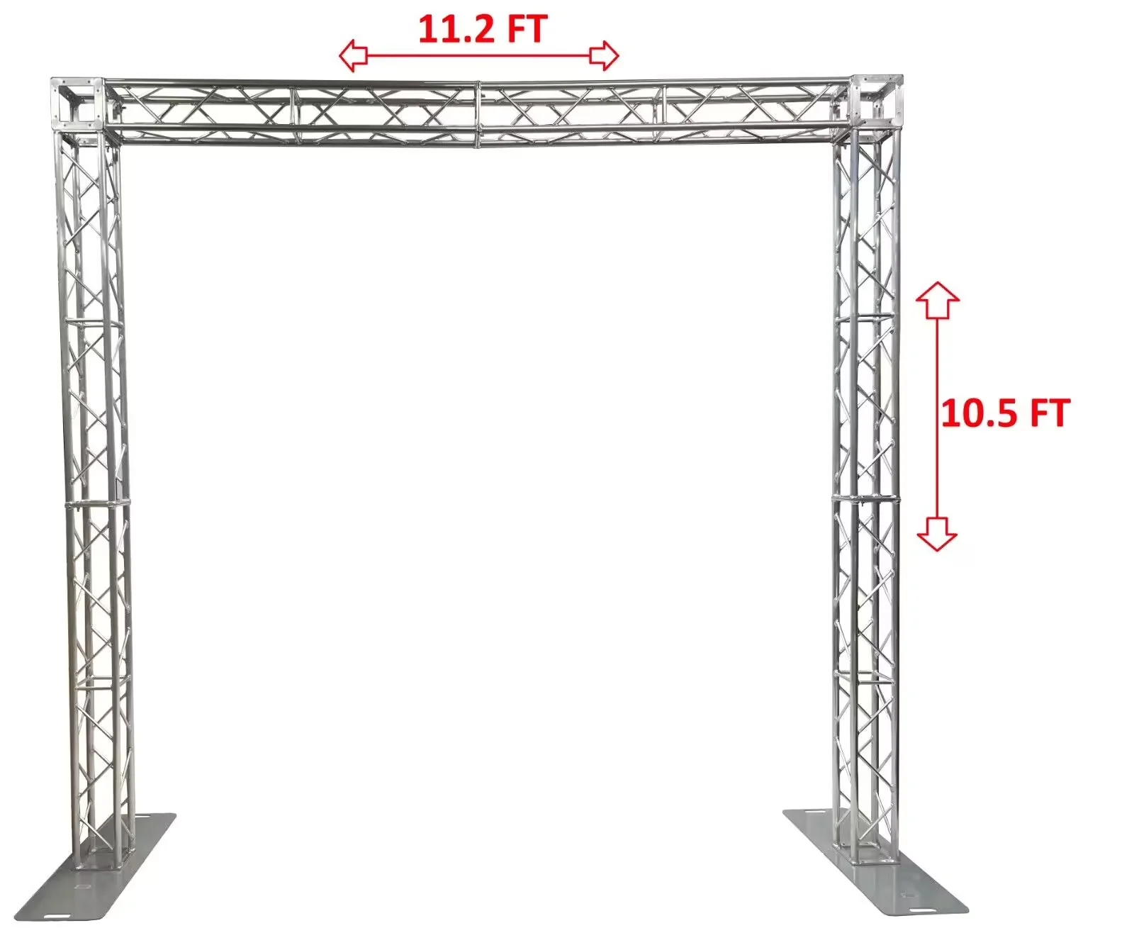 Aluminum Truss Arch Kit 11.2ft Width 10.5ft Height Portable DJ Lighting System